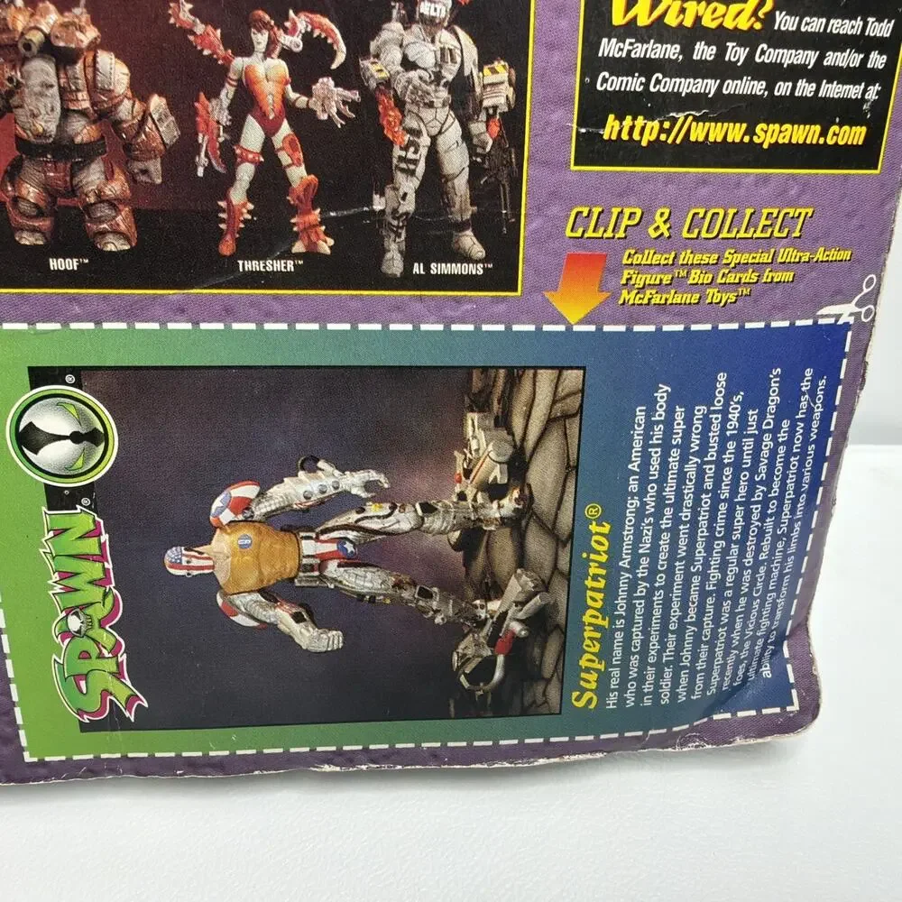 Spawn Super Patriot Ultra Action Figure McFarlane Toys 1996 Series 6 UNOPENED